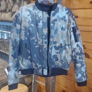 Womens The North Face Camo Bomber Jacket